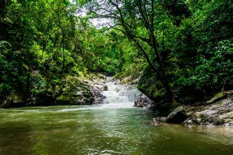 Beautiful Outdoor View of the Minca Waterfall, Santa Marta, Colombia ...