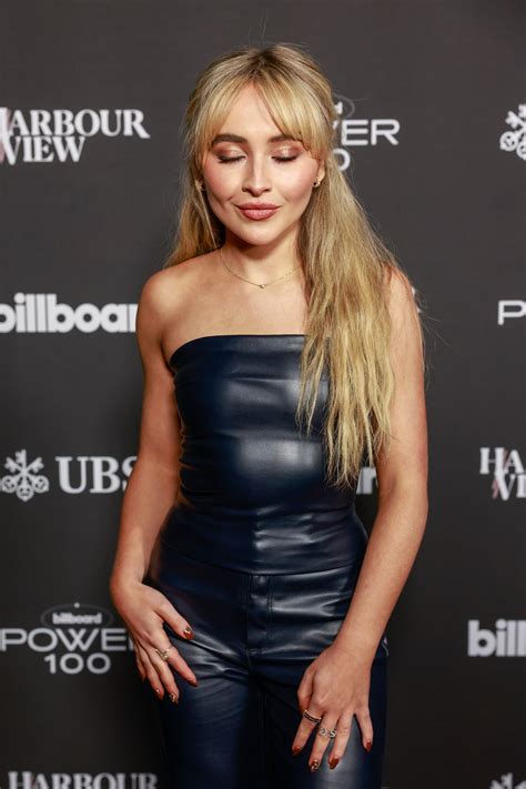 Sabrina Carpenter Does All Leather For Billboard Power 100