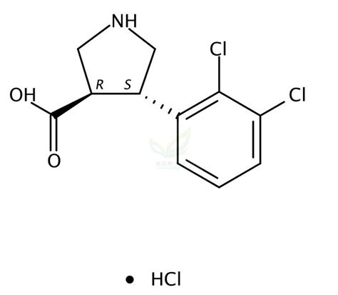 Trans 4 2 3 Dichloro Phenyl Pyrrolidine 3 Carboxylic Acid