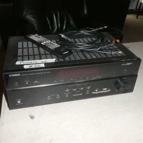 Lot 42 Yamaha Natural Sound Av Receiver With Accessories Norcal