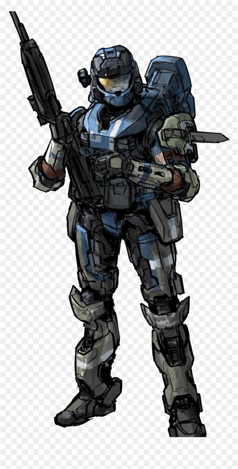 Halo Reach Noble Team Concept Art, HD Png Download - vhv