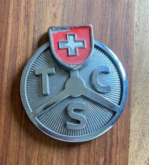 Altes Automobil Tcs Emblem Plakette Metall Verchromt Kaufen Auf Ricardo