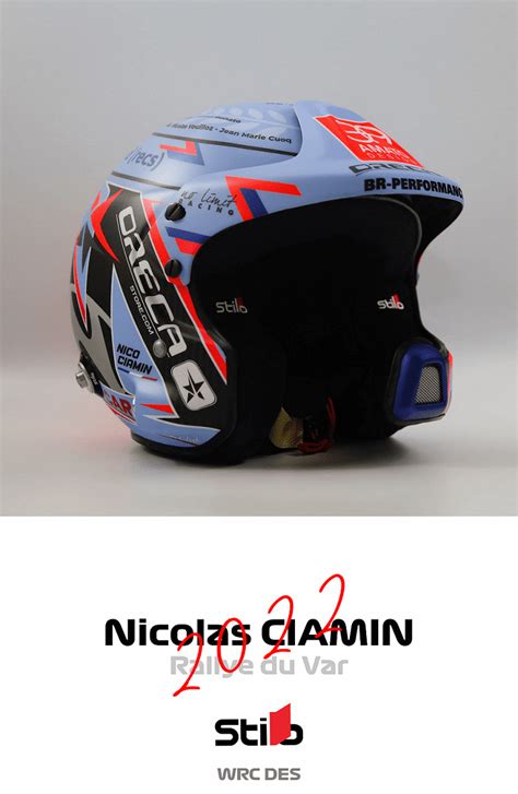 Casque Nicolas Ciamin Rallye Du Var Amato Design