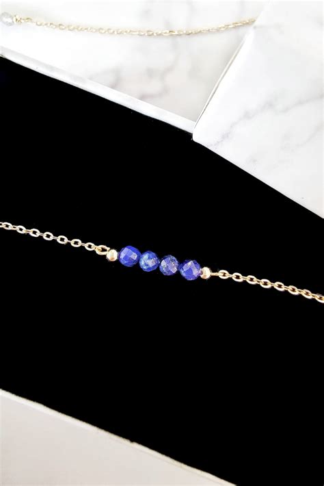 Briella Lapis Lazuli Gold Bracelet Jewelry Accessories Fashion