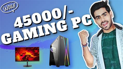 Rs 45000 Full Gaming PC Build Setup 2021 Best Gaming Editing