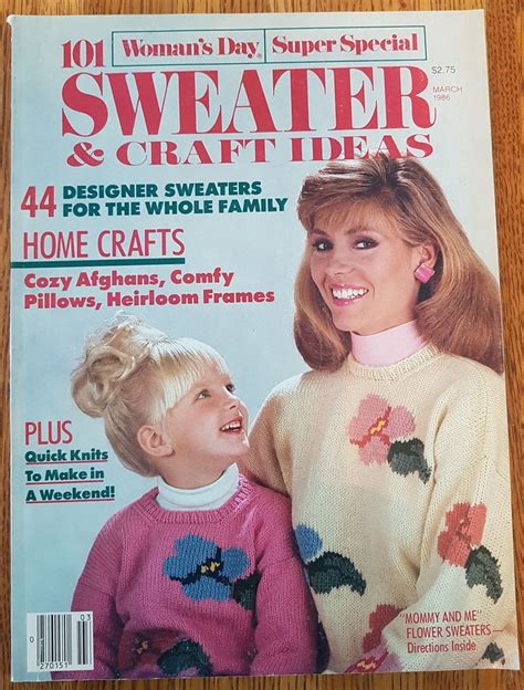 Woman S Day Super Special Sweater Craft Ideas March Etsy Canada