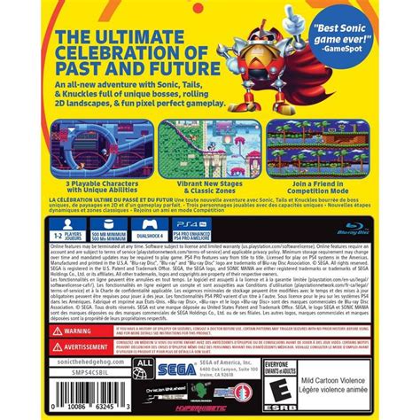 Trade In Sonic Mania Playstation 4 Gamestop