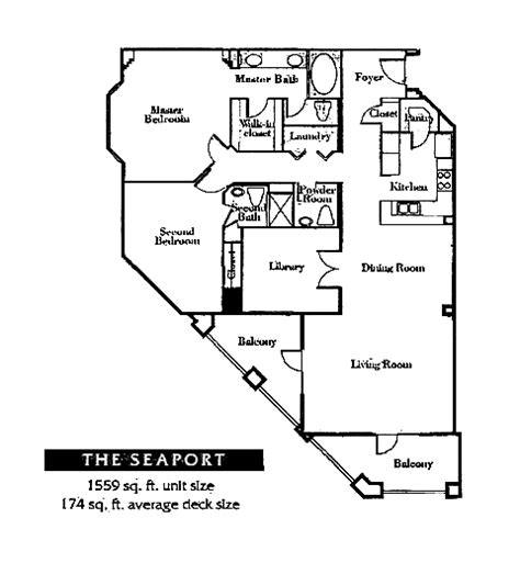 Watermark Floor Plan The Seaport | San Diego Downtown Communities