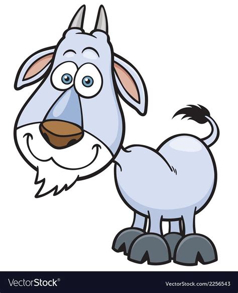 Goat Royalty Free Vector Image Vectorstock Goat Cartoon Goats