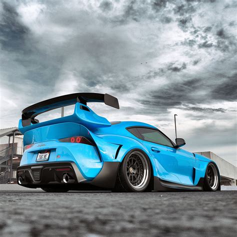 Toyota Supra Liberty Walk Rocket Bunny Render