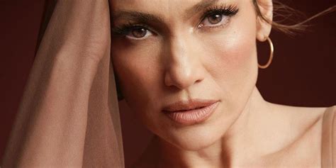 Jennifer Lopez Modeled A Sleek Nude Lingerie Set