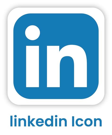 Premium Vector | Linkedin icon