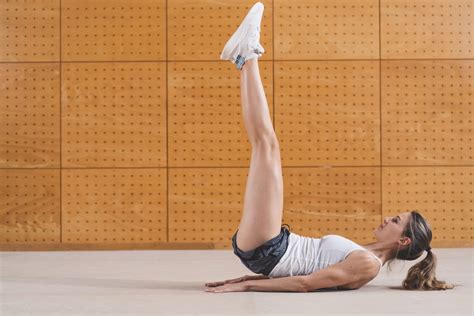 Core Workout Lying Leg Raises For Lower Abs