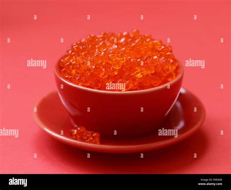 Red Fish Caviar A Delicacy Appetizer Stock Photo Alamy