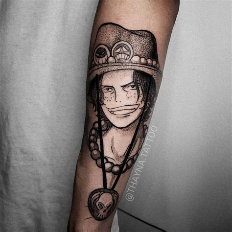 Ace One Piece Tattoos Pieces Tattoo Ace Tattoo One Piece