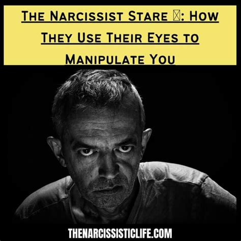 The Narcissist Stare 👀 How They Use Their Eyes To Manipulate You The