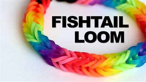 Fishtail Loom Bracelet Tutorial Rainbow Loom YouTube