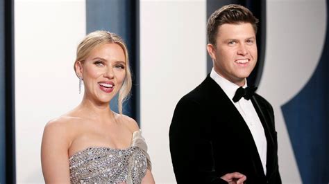 Scarlett Johansson Marries Colin Jost In Intimate Ceremony Bbc News