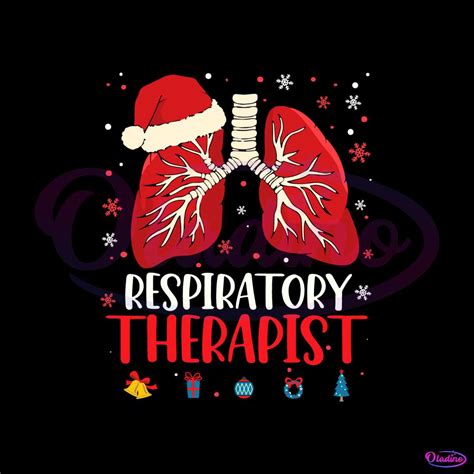 Christmas Respiratory Therapist Svg