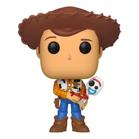 Disney Toy Story 4 Funko Pop Vinyl 535 Sheriff Woody Holding Forky