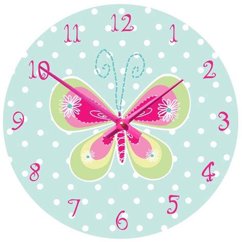 Butterfly Clock By Cute Clocks