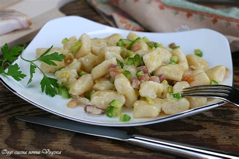 Gnocchi Con Zucchine E Pancetta La Ricetta Con Ricotta Nell Impasto