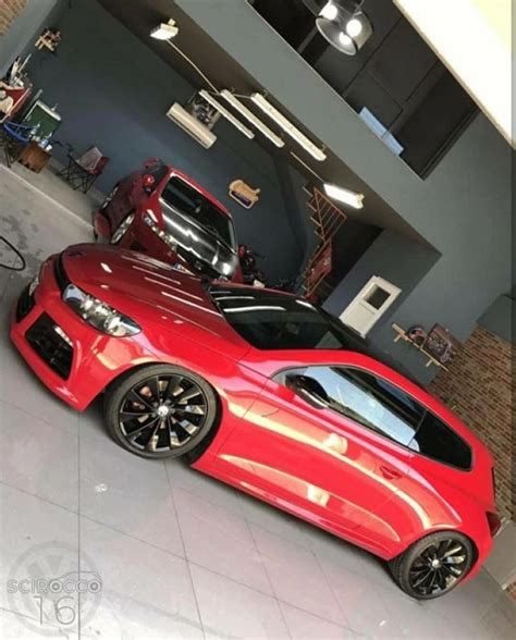 Red VW Scirocco Volkswagensuv Vw Scirocco Volkswagen Scirocco