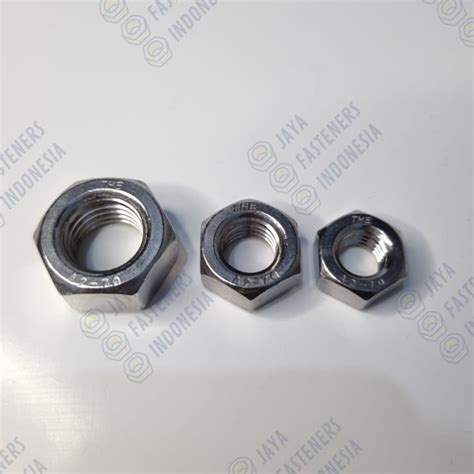 Jual MUR M8 Stainless steel 304 | HEX NUT M8 SS 304 THE sus Mur ...