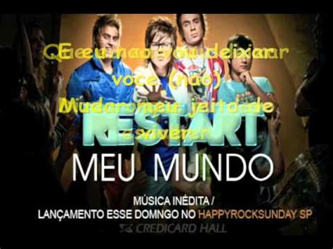 Restart Meu Mundo Letra Youtube