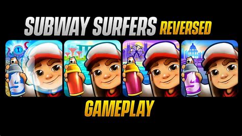 Subway Surfers Reversed Underwater VS Singapore VS Chicago VS Oxford