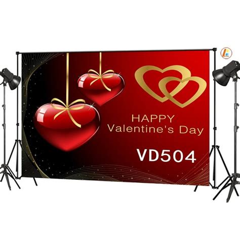 Mohome 7x5ft Valentines Day Photography Backdrop Colorful Star Photo