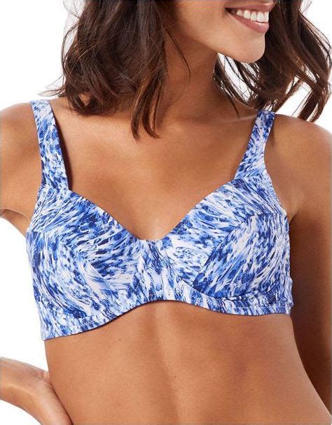 Triumph Cascades Bikini Σουτιέν Floral Μπλε 10195532 M008 Skroutz gr