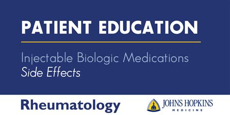 side-effects-of-biologics • Johns Hopkins Rheumatology