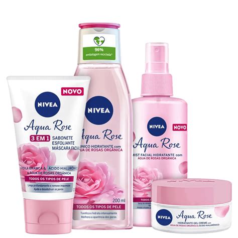 Kit NIVEA Aqua Rose Full Beleza Na Web