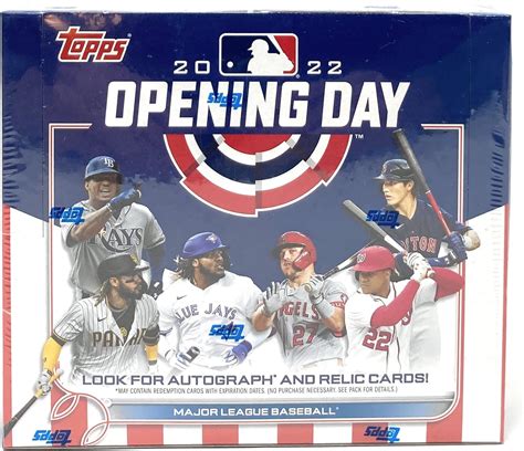 Topps Opening Day Baseball Hobby Box Mlb Amazon De Spielzeug