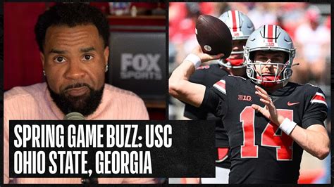 Ohio State Usc Georgia Spring Game Buzz The Number One College