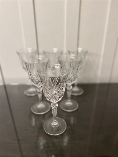 Vintage Rcr Wine Glass Set Of 6 Melodia Cristalleria Italian Wine