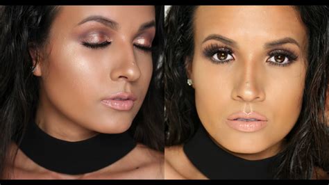 Summer Bronze Makeup Tutorial Easy Glow Makeup Look Adrilunamakeup Youtube