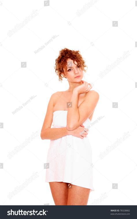 Portrait Beautiful Naked Woman Towel Stock Photo 78328882 Shutterstock