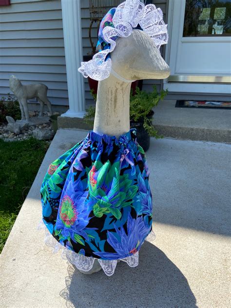 Large Goose Dresses For Cement Or Plastic Goose Etsy