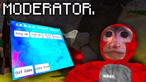 This Gorilla Tag Fan Game Gave Me Moderator Cebus Vr Youtube