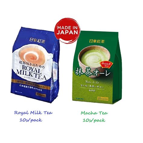 Nitto Kocha Premixed Instant Royal Milk Tea Or Macha Matcha Tea S