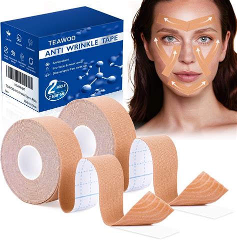 Amazon Anti Wrinkle Tape Facial Myofascial Lift Tape For Skin