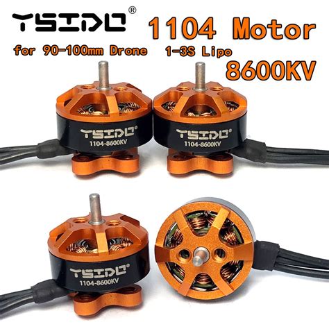 YSIDO 1104 8600KV 7500KV Brushless Motor 1 3S For RC Drone 90 110mm