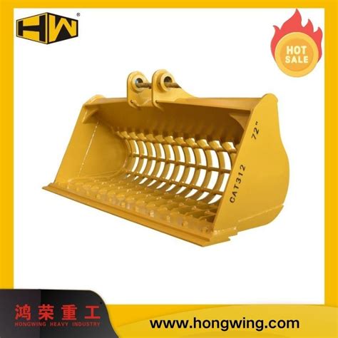 Hongwing Heavy Duty Excavator Sieve Skeleton Bucket Excavator