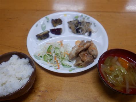 9月21日 夕食 山のふるさと合宿 かじかの里学園