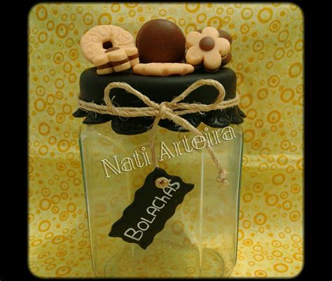 Pote De Bolacha - Pote bolacha _ Nati Arteira | Bolachas, Biscuit, Decoração de casa