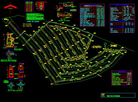 Rede De Esgoto No AutoCAD Biblioteca CAD