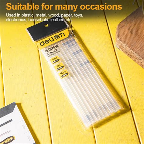 Deli Pcs Hot Melt Glue Sticks X Mm X Mm For Glue Gun Dl Dl Shopee Philippines