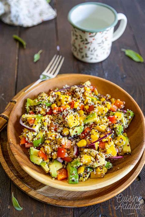 Salade de quinoa à la mangue Cuisine Addict